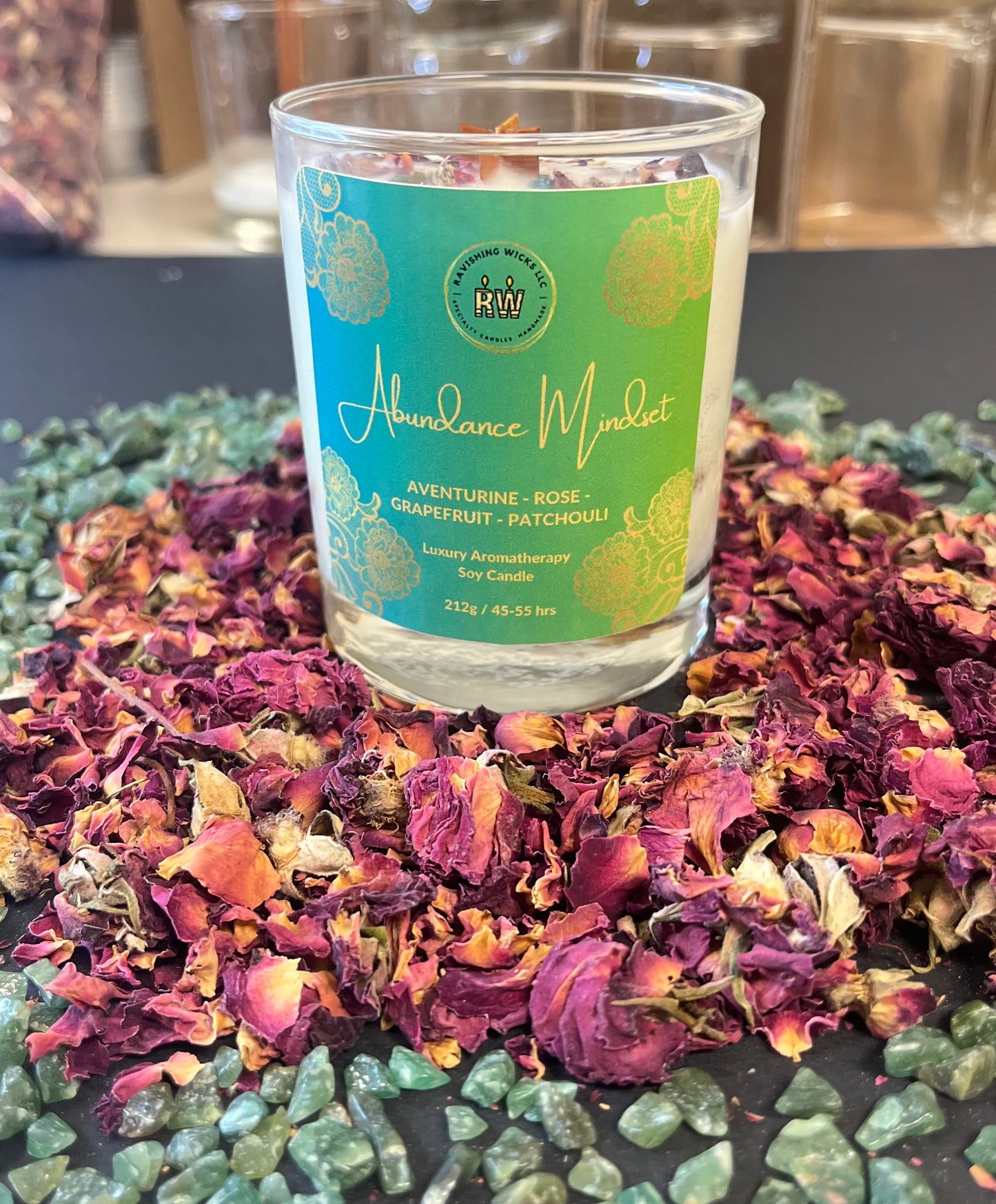 Abundance Mindset Intention Candle - 7.5 oz