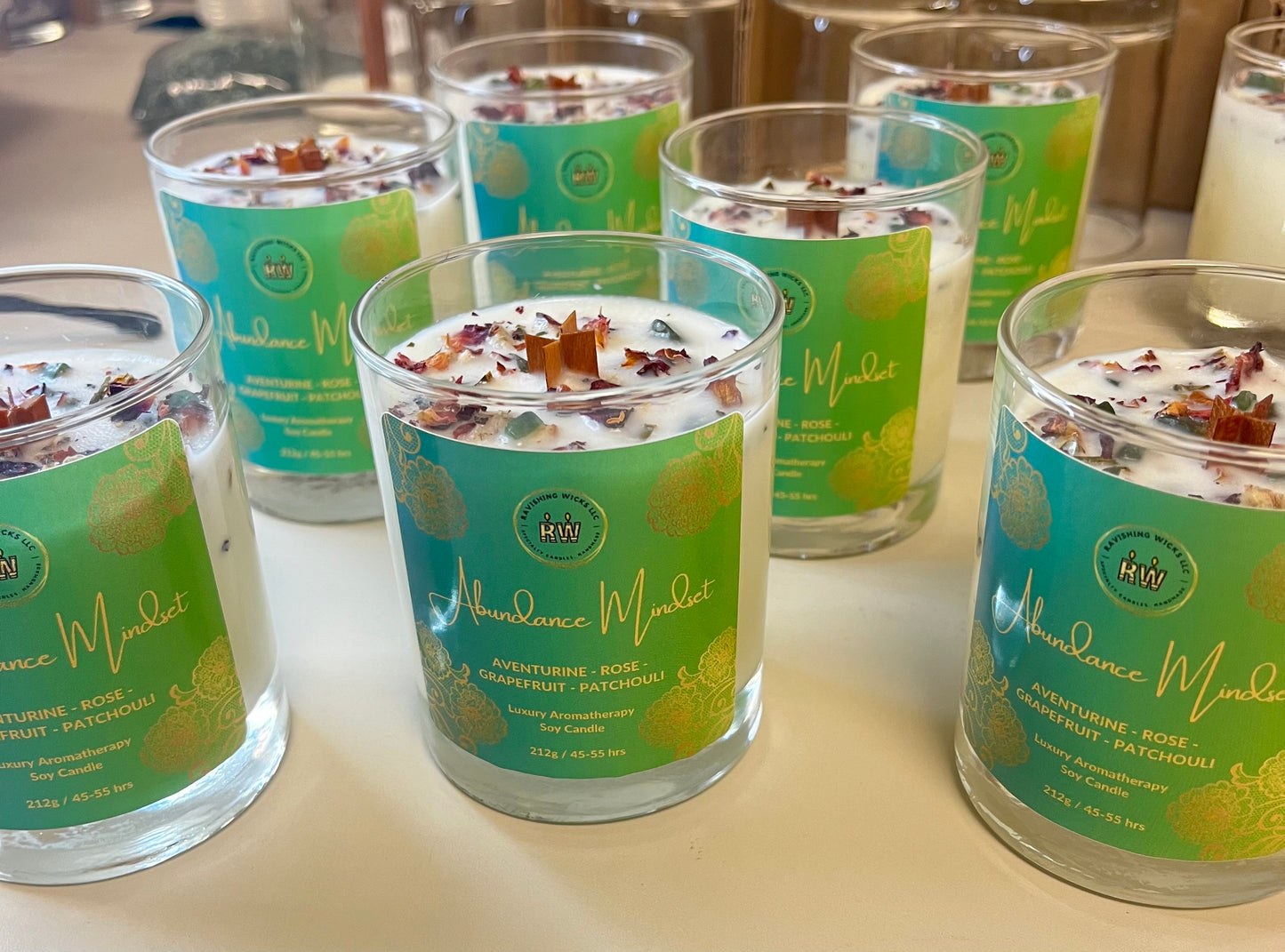 Abundance Mindset Intention Candle - 7.5 oz