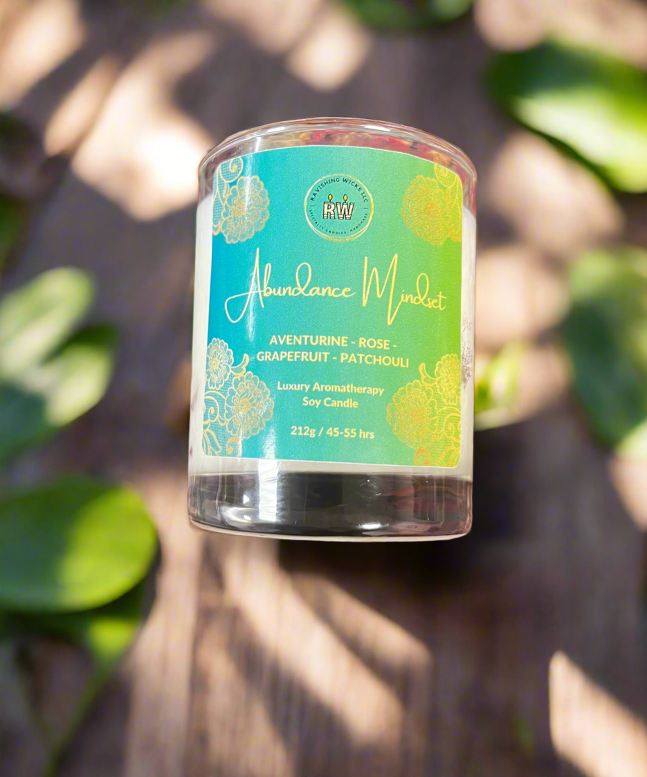 Abundance Mindset Intention Candle - 7.5 oz