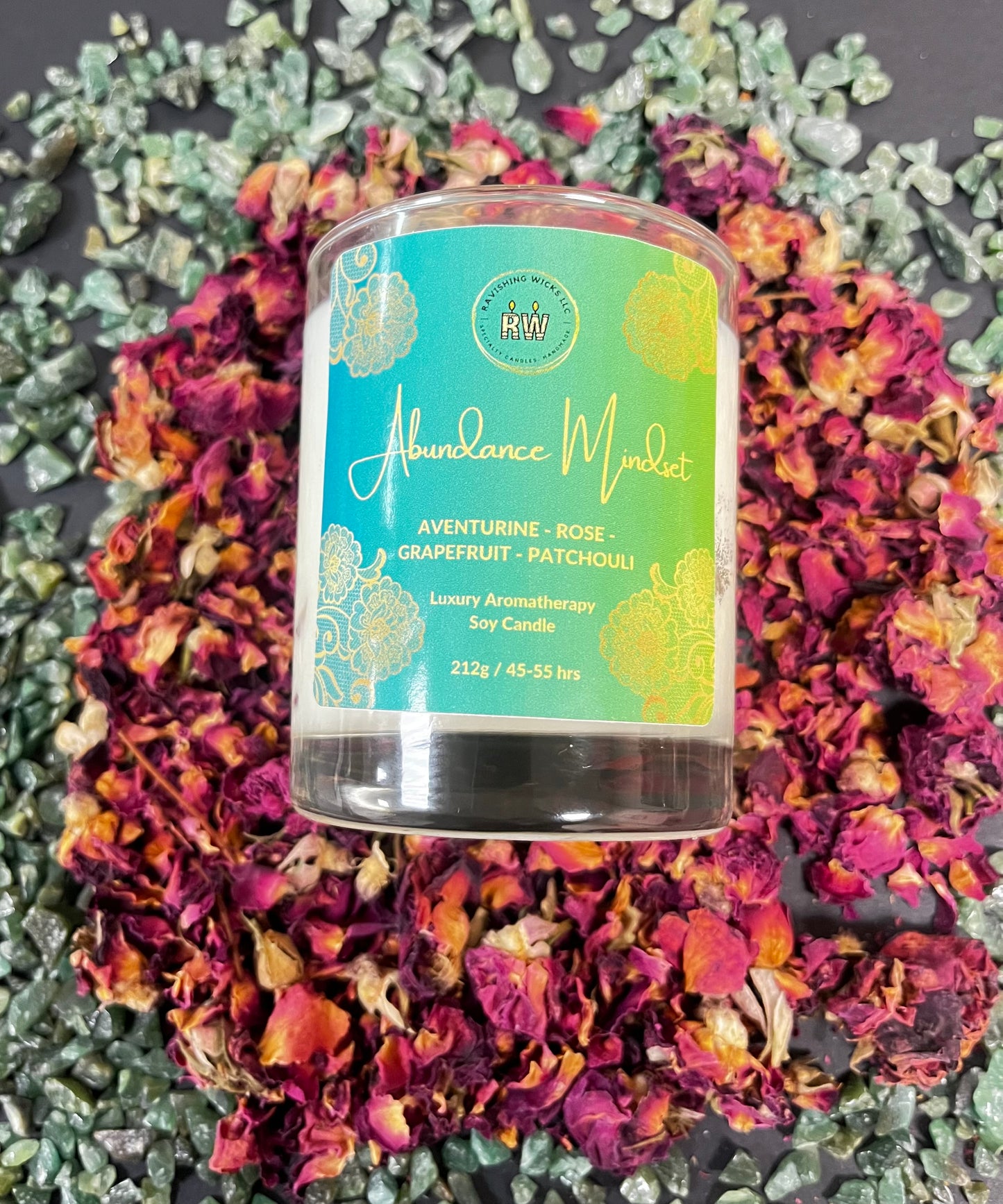 Abundance Mindset Intention Candle - 7.5 oz