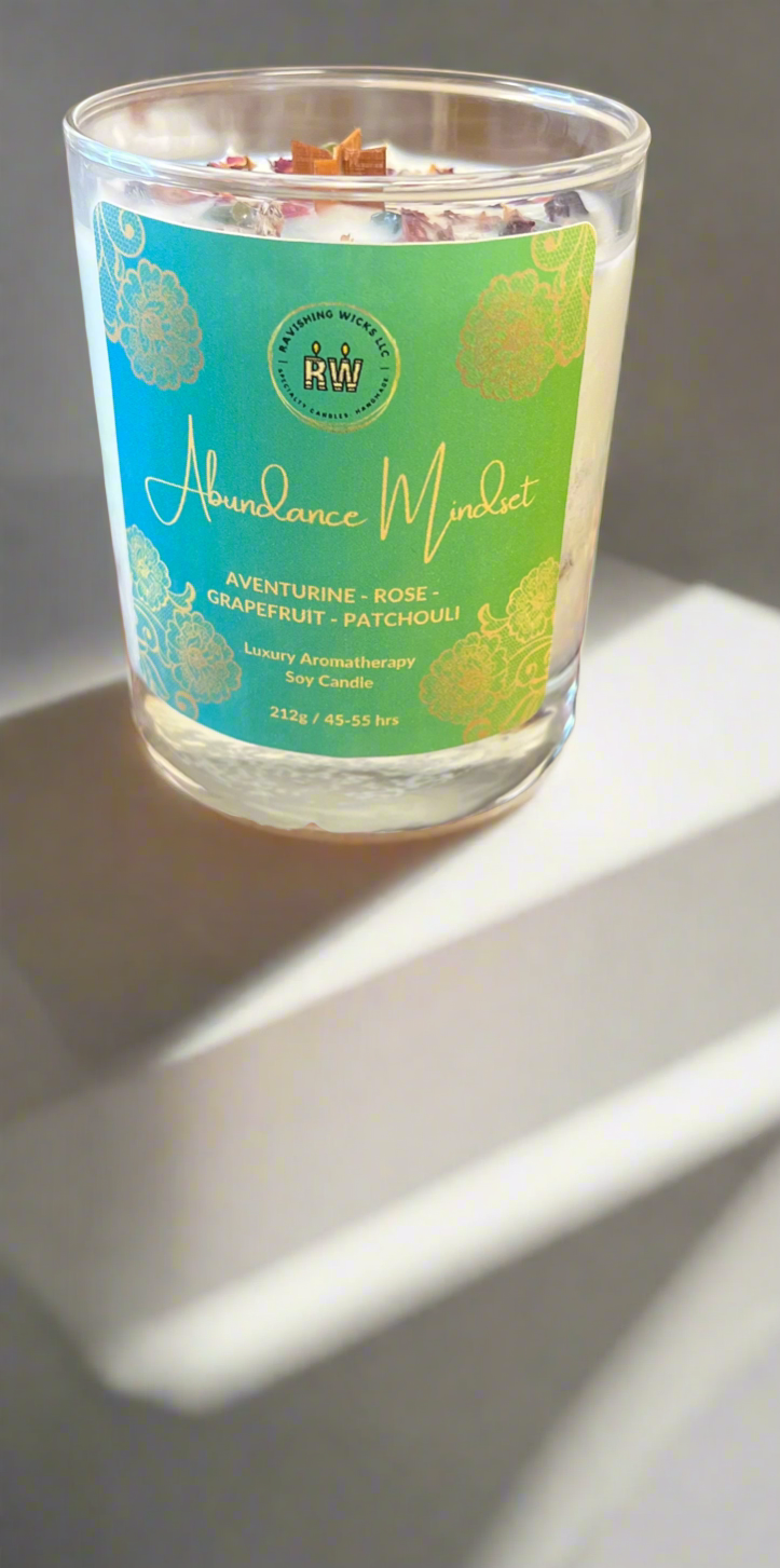 Abundance Mindset Intention Candle - 7.5 oz