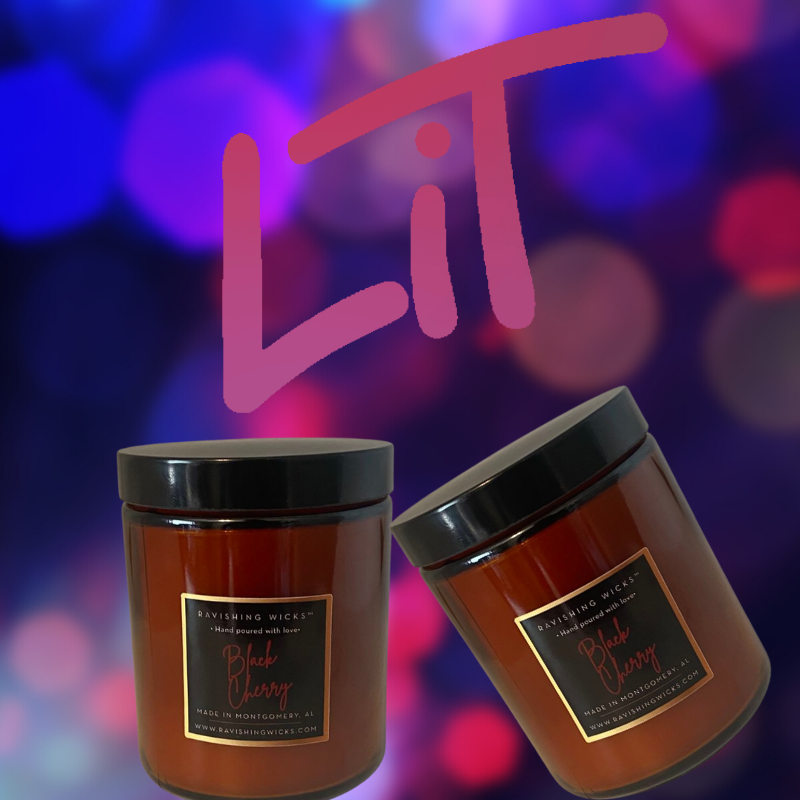 Black Cherry Traditional Candle - 8 oz