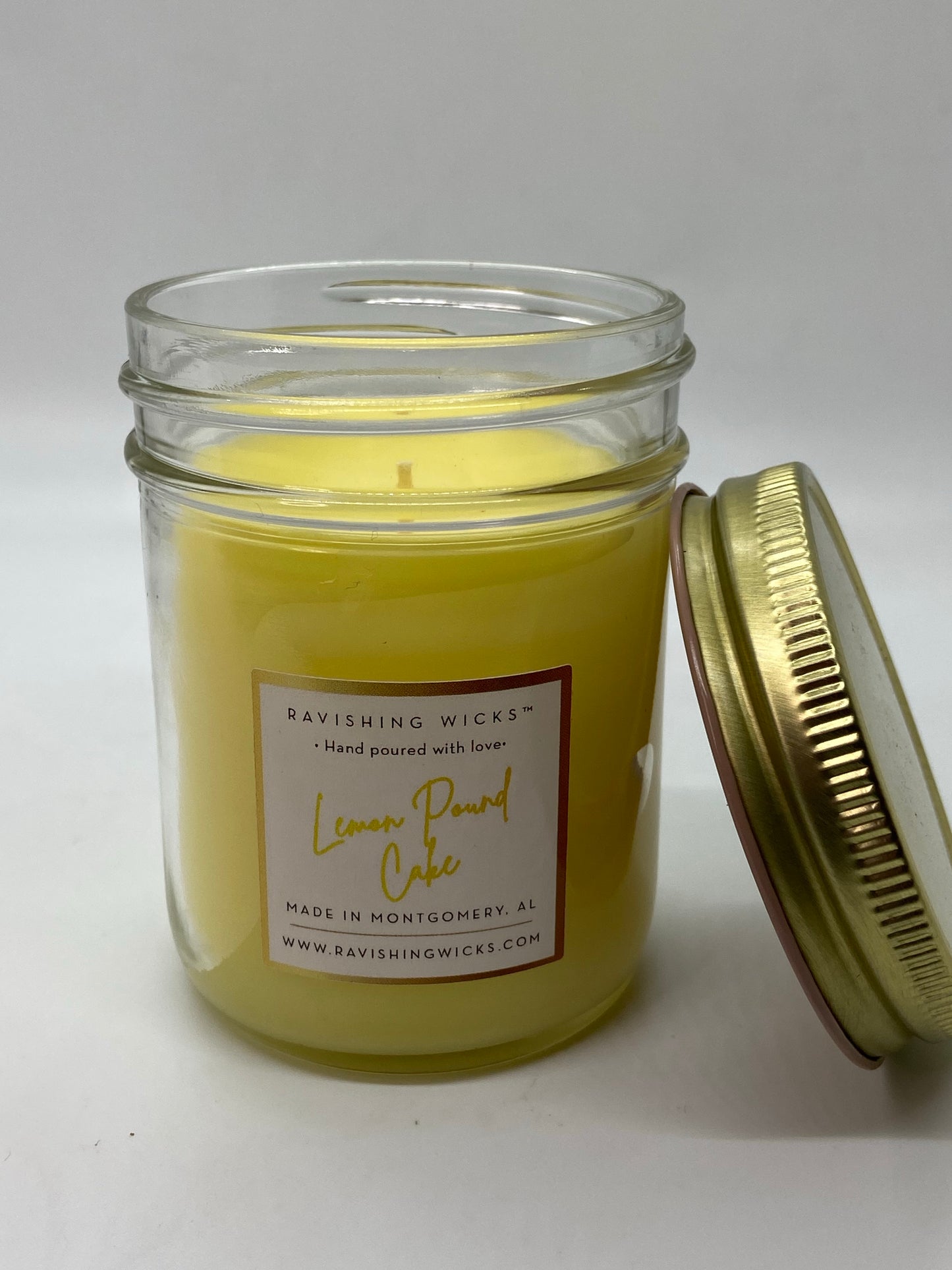 Lemon Pound Cake Traditional Candle - 8 oz