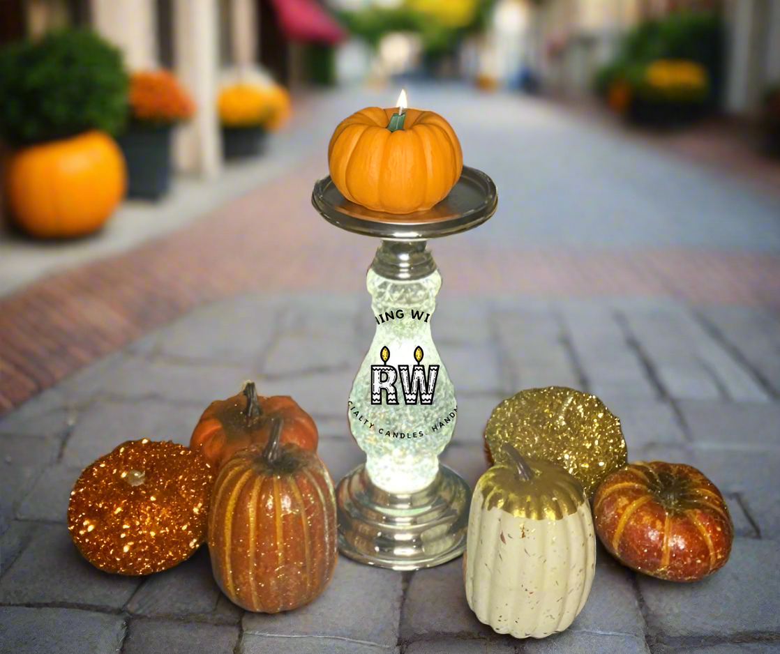 Pumpkin Shaped Scented Candle - 7 oz