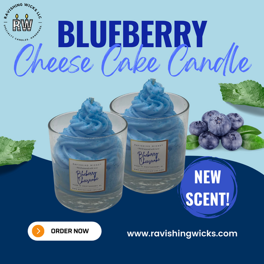 Blueberry Cheesecake Whipped Wax Candle - 11 oz