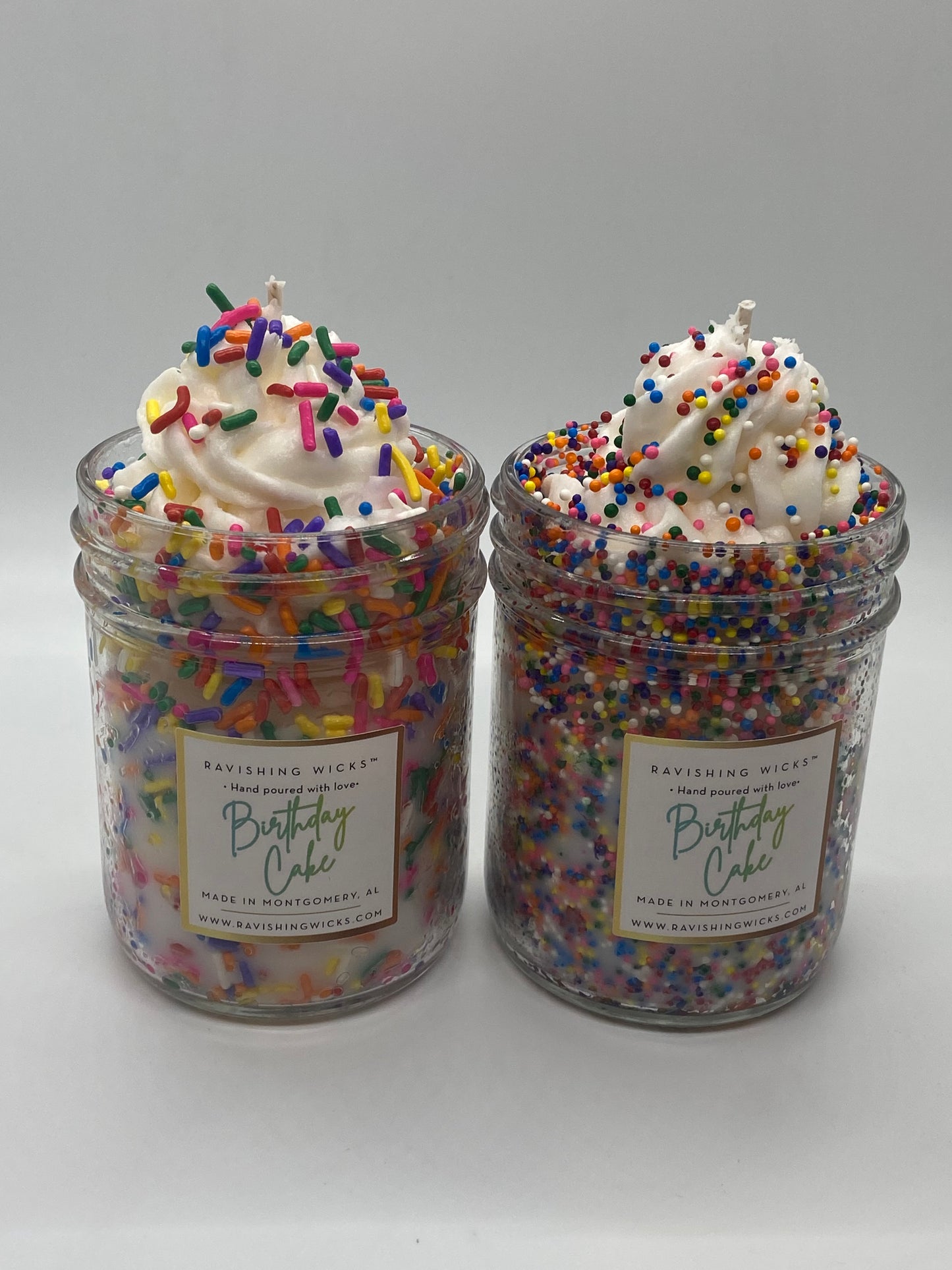 Birthday Cake Whipped Wax Candle - 8 oz